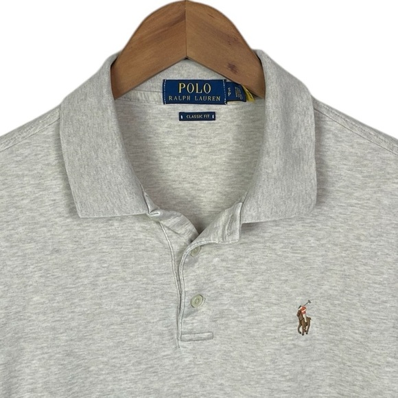 PO847  Men’s Polo Ralph Lauren Designer Classic Fit Soft Feel  Polo Shirt S - Picture 2 of 3